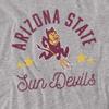 ASU Sun Devils Arizona State Official Sun Devils Women's T Shirt,Athletic Heather, Small view 2