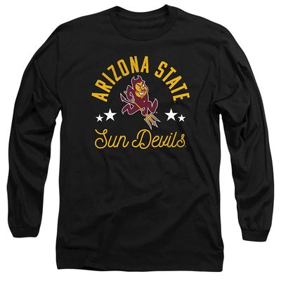 ASU Sun Devils Arizona State Official Sun Devils Unisex Adult Long-Sleeve T Shirt,Black, Medium
