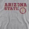 ASU Sun Devils Arizona State Official Block Text Unisex Adult Pull-Over Hoodie,Athletic Heather, 2X-Large view 2