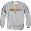 ASU Sun Devils Arizona State Official Stacked Unisex Adult Crewneck Sweatshirt,Athletic Heather, 3X-Large view 1