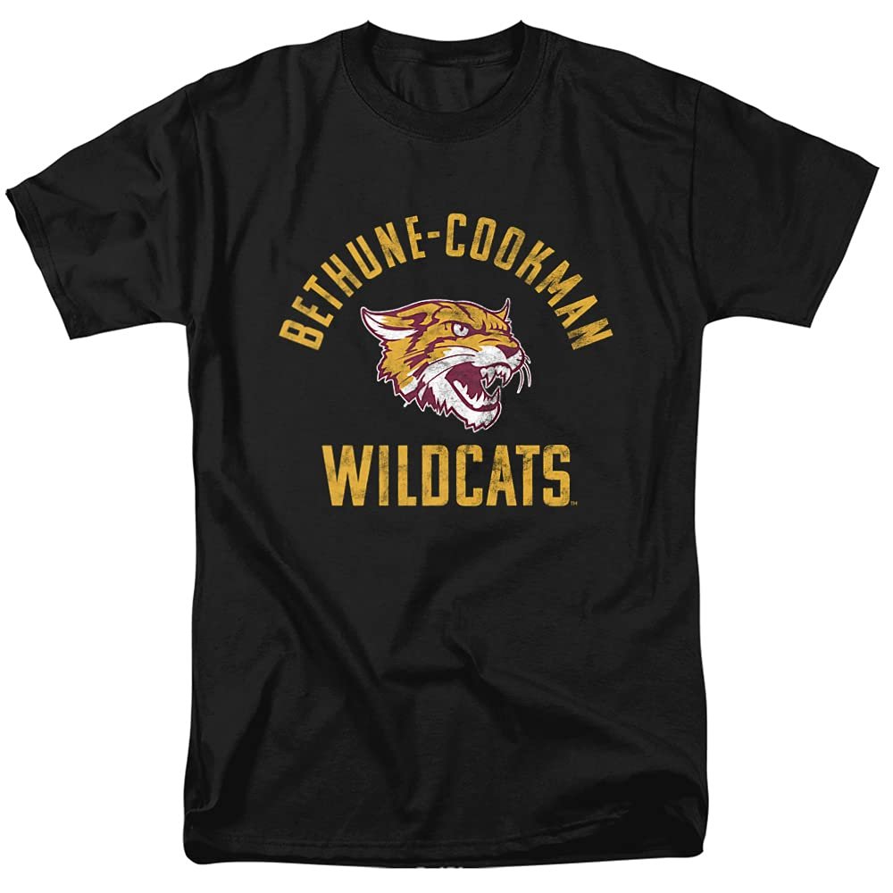 Bethune-Cookman University Official Wildcats Logo Unisex Adult T-Shirt, Wildcats Logo, 5X-Large