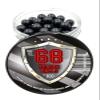 100 x Premium Quality .68 Caliber Hard Rubber Balls 3.9 gr. Heavy Powerballs Paintballs for Self & Home Defense Pistols view 3