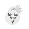 Golf Ball Marker with Magnetic Hat Clip Golf Gifts for Men Husband Boyfriend Talk Birdie To Me Funny Ball Marker Engraved view 1