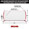 GoSports Portable Sports Barrier Net - 12 ft x 9 ft or 20 ft x 10 ft - Great for Any Sport - Includes Carry Bag view 4