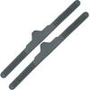 18" Adjustable Rubber fin Strap Pair, Diving fin Replacement Straps, Black view 1