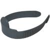 18" Adjustable Rubber fin Strap Pair, Diving fin Replacement Straps, Black view 2
