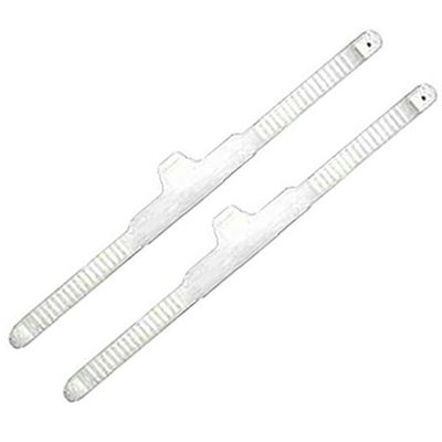 18" Adjustable Rubber fin Strap Pair, Diving fin Replacement Straps, Clear