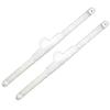 18" Adjustable Rubber fin Strap Pair, Diving fin Replacement Straps, Clear view 1