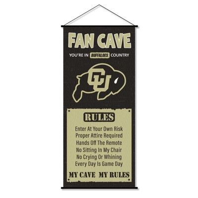 Colorado Buffaloes Man Cave Fan Banner Scroll