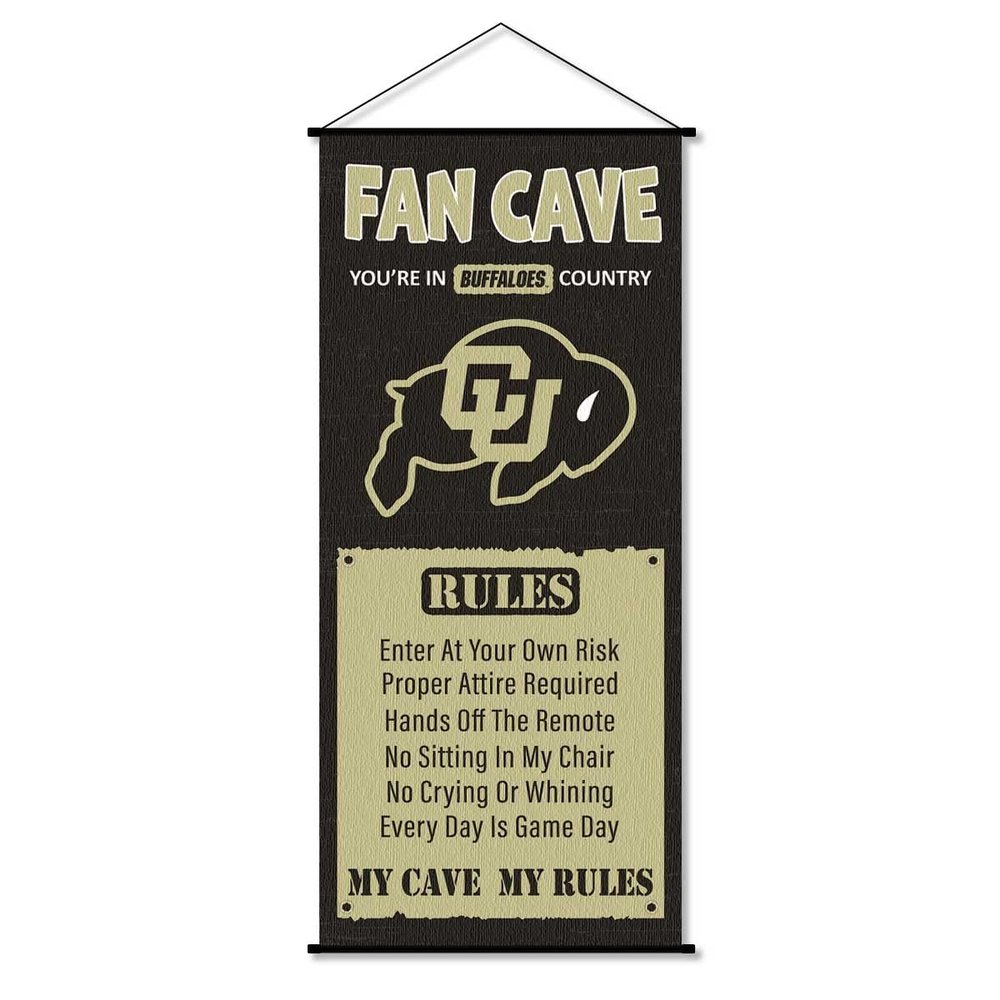 Colorado Buffaloes Man Cave Fan Banner Scroll