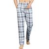 HomyComy Men's Pajama Pants Soft Sleep Pants Pajama Bottoms Cotton Lounge Pants with Pockets view 1