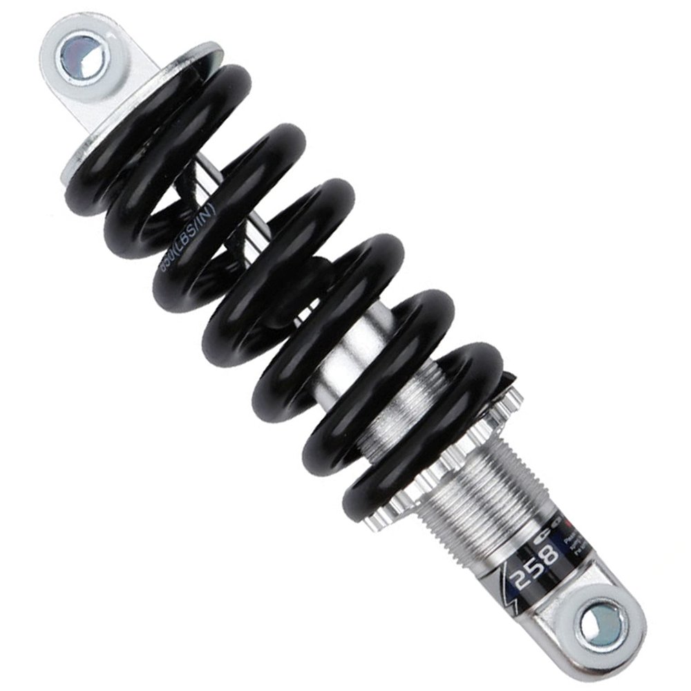 LYYCX Mountain Bike Shock Absorber Rear Biliary Spring Shock Suspensions 150mm 160mm 165mm 170mm Parts Rear Shock (Color : 170mm/750lbs)