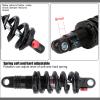 LYYCX Coil Spring Rear Shock Absorber Rear Biliary Spring Shock Suspensions 125mm/165mm 150-1000lbs Damping Adjustable-Black (Color : 850lbs, Size : 190mm) view 2