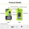 FFYUE Intelligent Induction Fishing Water Dispenser, Fishing Box Oxygen Pump, Night Fishing Light, Outdoor Water Absorber, Green, Yellow, Blue, White,Blue view 3