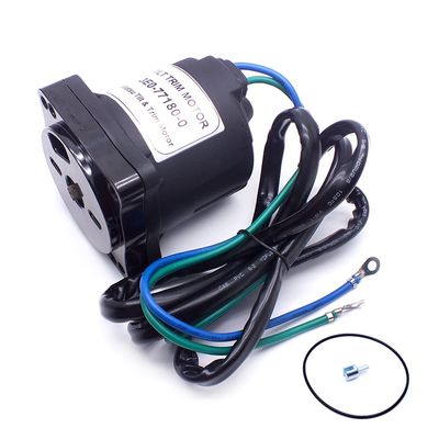 OVERSEE 3E0-77180 Tilt Trim Motor for TOHATSU Outboard Motor Parts 4T 60-140HP 3E0-77180-0; 3T9-77180-0, 2 Wires