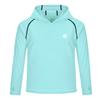 Kids Fishing Shirts UV Sun Shirt Hooded Rash Guard Dri Fit Long Sleeve Shirts Thumb Hole for Workout Camping Kayaking Draft Aqua view 1
