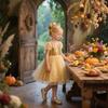 Otter MOMO Toddler/Little Girls Mary Jane Ballerina Flats Shoes Slip-on School Party Gold Dress Shoes Size 8 view 2