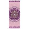 Iczodrow TPE Yoga Mat, Collapsible/Portable Sports Mat 5mm Inch Thick, Sweat Absorb Training Fitness Mat for Dance Mat, Yoga Bag Packed view 1