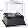 KKU Baseball Display Case 2 Pack, Baseball Holder for Ball Display Cube Box, UV Protected Acrylic Baseball Storage Official Size Box, Memorabilia Display Case for Baseball view 2