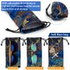 5 Pcs Microfiber Case Pouch Bags Glasses Sunglasses Cases with 5 Pcs Matching Cleaning Cloths view 3
