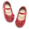 Otter MOMO Toddler/Little Girls Mary Jane Ballerina Flats Shoes Slip-on School Party Red Dress Shoes Size 12 view 1