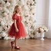 Otter MOMO Toddler/Little Girls Mary Jane Ballerina Flats Shoes Slip-on School Party Red Dress Shoes Size 12 view 2