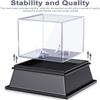 KKU Baseball Display Case, Baseball Holder for Ball Display Cube Box, UV Protected Acrylic Baseball Storage Official Size Box , Memorabilia Display Case for Baseball view 3