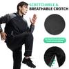 BVVU Sauna Suit for Men Zipper Sweat Sauna Jacket Pant Gym Workout Sweat Suits with Hood Darkgrey 2XL view 4