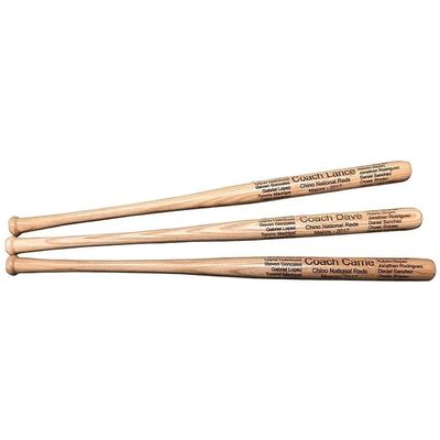 Birds Wood Shack Mini Baseball Bat Keepsake - Premium Quality Wood, Laser-Engraved Customizable Mini Bat for Teammates, Coaches, Ring Bearers - Unique Wooden Baseball Bat Decor - 18-inch