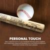 Birds Wood Shack Mini Baseball Bat Keepsake - Premium Quality Wood, Laser-Engraved Customizable Mini Bat for Teammates, Coaches, Ring Bearers - Unique Wooden Baseball Bat Decor - 18-inch view 3