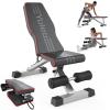 Yoleo Adjustable Weight Bench for Full Body Workout; Foldable Bench Press Bench of Home Gym Strength Training; Incline Decline Flat Utility Workout Bench with Quick Folding& Fast Adjustment (Black) view 1