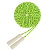 AUMCDIK 16 FT Double Dutch Jump Rope for Kids, Adjustable Long Skipping Rope with Wooden Handle, Multiplayer Team Rainbow Jumping Rope for Girls Boys Outdoor Fitness Green view 1