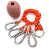 AirFly 4 Arm Harness for Crab Trap - 304 Stainless Steel Hooks with Buoy Float -1pcs view 1