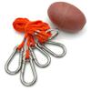AirFly 4 Arm Harness for Crab Trap - 304 Stainless Steel Hooks with Buoy Float -1pcs view 2