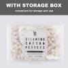 uolent Cleaning Cotton Wool Felt Cleaning Pellets for Maintenance .25 Caliber 300 Counts with Storage Box UOLENT view 4
