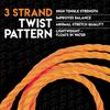 AirFly Twisted Polypropylene Rope - 1/4" Floating Poly Pro Cord 100 Ft - Ideal for Crab Traps, Maritime Applications, Low Slip, Flexible, Easy to Knot, Orange view 2
