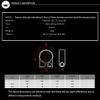 31.8/34.9mm Bicycle Titanium Alloy Seatpost Holder Clip Bike Ti Seat Post Clamp (Rainbow, 31.8mm) view 2