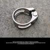 31.8/34.9mm Bicycle Titanium Alloy Seatpost Holder Clip Bike Ti Seat Post Clamp (Rainbow, 31.8mm) view 4