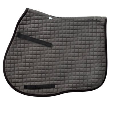 Ovation Coolmax Jumper AP Saddle Pad Gray/Black, 21 S x 21 D