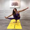 Liforme Printed Travel Yoga mat  Free Yoga Bag, Patented Alignment System, Warrior-like Grip, Non-slip, Eco-friendly and Biodegradable, Ultra-lightweight, Sweat resistant, Long, Wide and Thick view 2