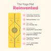 Liforme Printed Travel Yoga mat  Free Yoga Bag, Patented Alignment System, Warrior-like Grip, Non-slip, Eco-friendly and Biodegradable, Ultra-lightweight, Sweat resistant, Long, Wide and Thick view 3