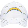 '47 Women's White Los Angeles Chargers Team Confetti Clean Up Adjustable Hat view 2