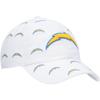 '47 Women's White Los Angeles Chargers Team Confetti Clean Up Adjustable Hat view 3