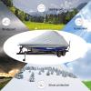 11-27FT Boat Cover, Trailerable Boat Cover 300D Oxford Heavy Duty All Weather Outdoor Protection Waterproof UV Protected Fit yacht Speedboat V-Hull Tri-Hull Fishing Ski Pro-Style Bass Boats ,21to24ft view 2