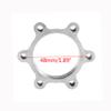 2Pcs Bike Freewheel Threaded Hub Disks 48MM Flange Adapters for 6-bolt disc brake rotor Universal view 4