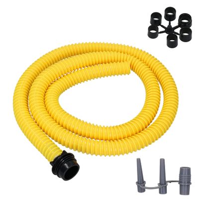 AB Tools Genuine Bravo Replacement Hose & Adapter Kit for Foot Pump & Air Inflator Boat