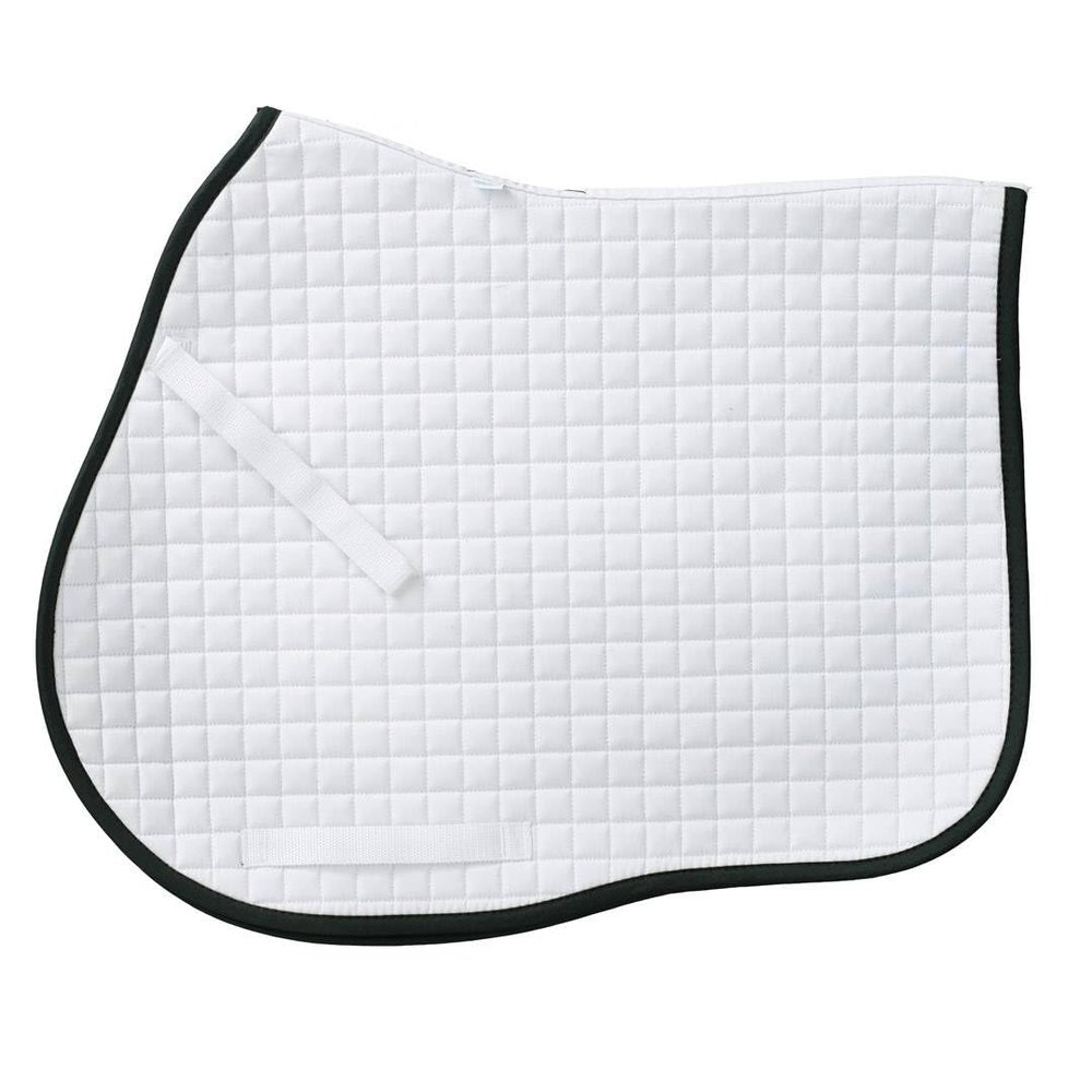 Ovation Coolmax Jumper AP Saddle Pad White/Green