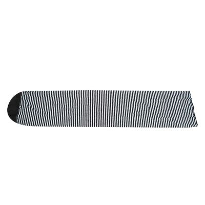 01 Surfboard Sock Cover, Surfboard Cover Surfboard Sock Polyester for Your Surf Board(Black and White Stripes)