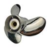 ARKDOZA Boat Propeller 13 3/4x17 Fit for Yamaha Outboard 150HP-300HP 3 Blades Stainless Steel Prop SS 15 Tooth Propel RH OEM NO: 6K1-45978-02-98 13.75x17 view 2