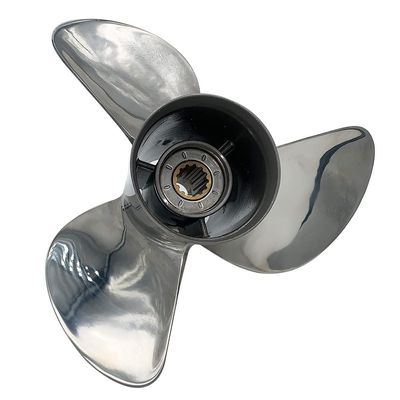 ARKDOZA Boat Propeller 10 1/4x16 Fit for Suzuki Outboard DF35-60HP 4 Stroke 3 Blades Stainless Steel Prop SS 13 Tooth Propel RH OEM NO: 99105-00500-16P 10.25x16